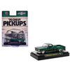 1978 Chevrolet Silverado 30 Truck Green Metallic and Black Limited Edition 1/64 Diecast Model Car by M2 Machines