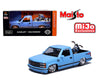 Maisto 1:24 1993 Chevrolet 454SS Pick-Up & 2007 XL 1200N Nightster Harley-Davidson Bike Custom Limited 1,800 pcs – Blue