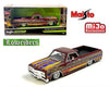 Maisto 1:24 1965 Chevrolet El Camino Lowrider – Candy Red – Design Lowriders – Pickup