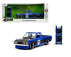 Jada 1:24 1972 Datsun 620 Pickup – Blue – Just Trucks with Rack and Wheels