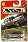 Matchbox Range Rover SUV [Gold] 32/125, 1:64 Scale Diecast Toy Vehicle