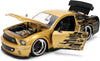 1:24 2008 Ford Shelby GT-500KR Die-cast Car – Opening Doors, Hood, Trunk, Rubber Tires(Gold Black)