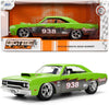 1:24 1970 Plymouth Road Runner Die-cast Car – Opening Doors, Hood, Trunk, Rubber Tires(Glossy Green)