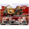 Disney Pixar Cars Mater & Tractor With Tire In Mouth 2 Pack