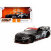 1:24 2024 Ford Mustang Dark Horse Black with White Top and "Mustang Horse Graphics"