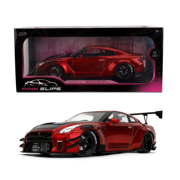 1:18 Nissan GT-R (R35) Liberty Walk Body Kit 2.0 – Candy Red with
