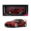1:18 ada Pink Slips Toyota GR Supra, Red Metallic