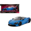 McLaren 720S Blue and Dark Blue with Black Top "Pink Slips" Series 1/24 Diecast Model Car by Jada