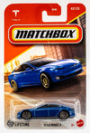 2025 Matchbox #42 Tesla Model S DEEP BLUE METALLIC | FSC