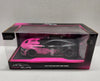 1:24 Jada Pink Slips 2024 Ford Mustang Dark Horse Black and Hot Pink Die Cast