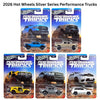 2025 hot wheels silver series PERFORMANCE TRUCKS Set of 5